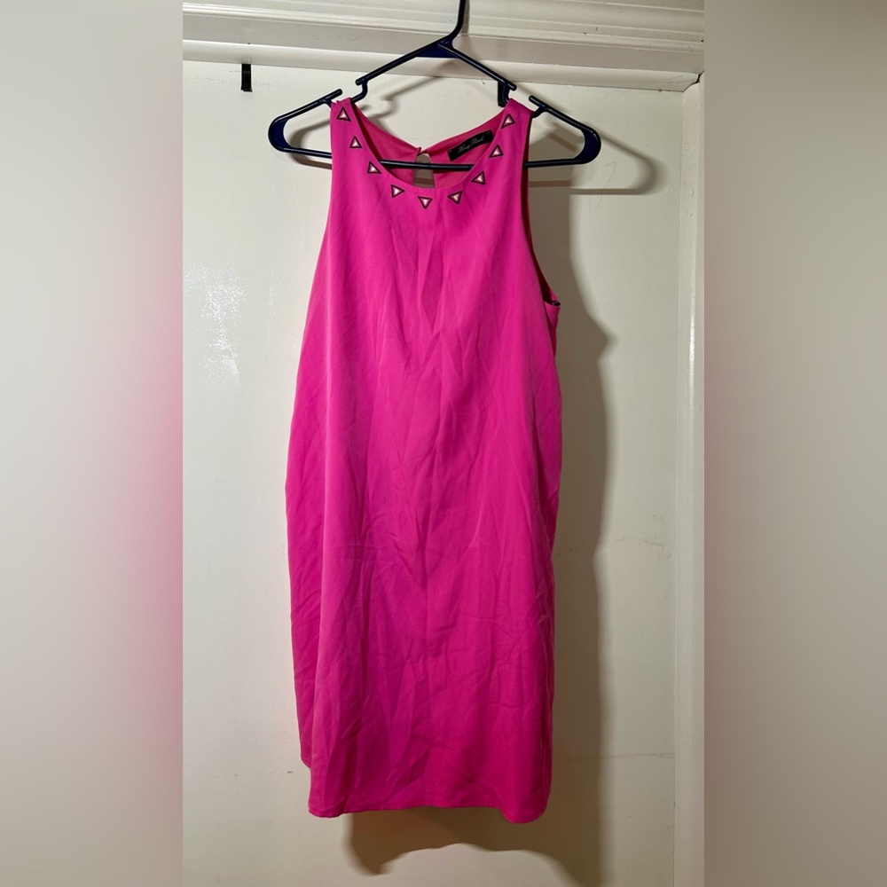 Honey Punch Dress Size S Small Pink Sleeveless